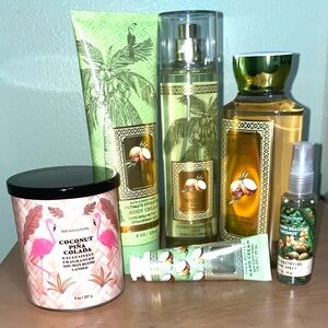 WAIKIKI BEACH COCONUT SET + Single Wick Candle